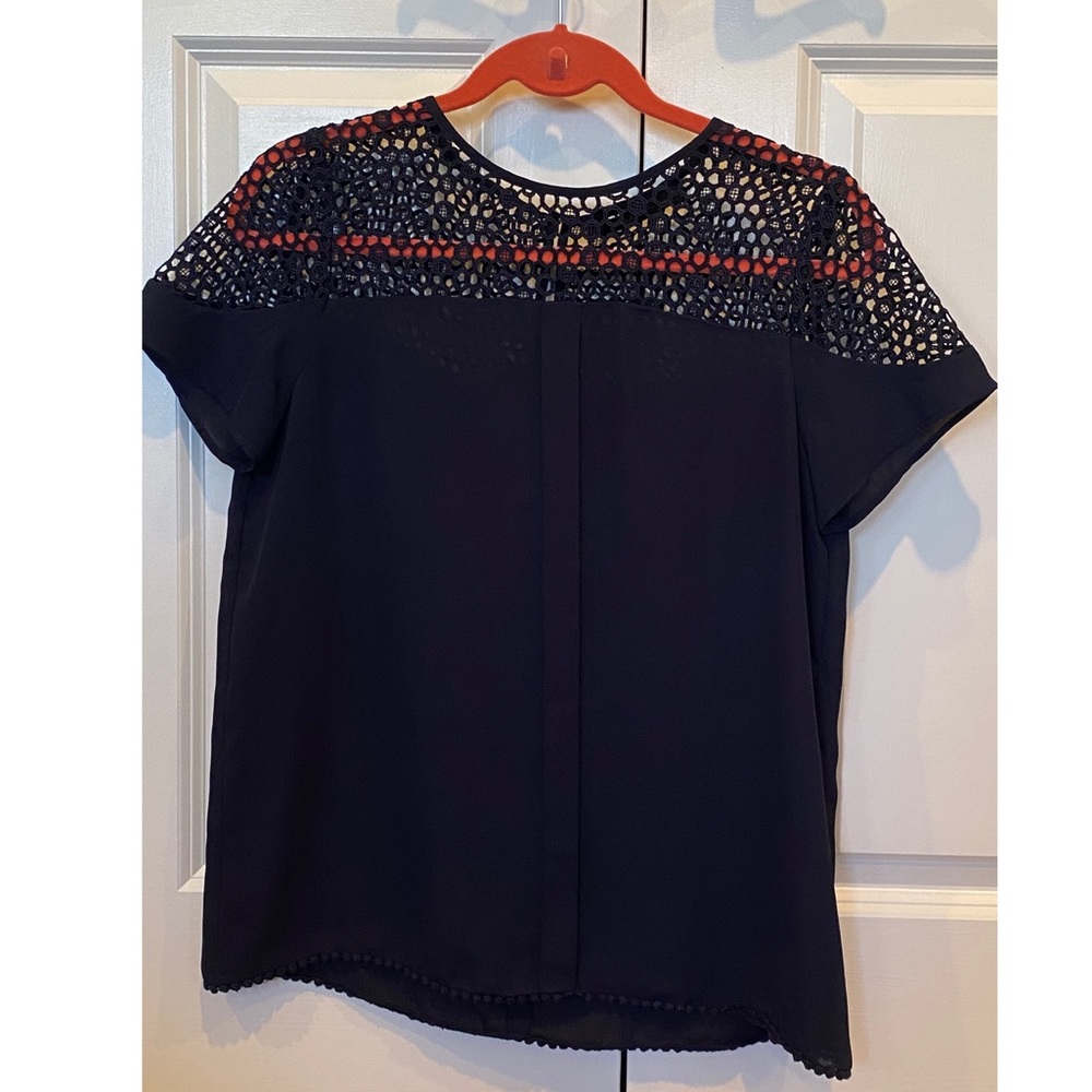 navy blouse